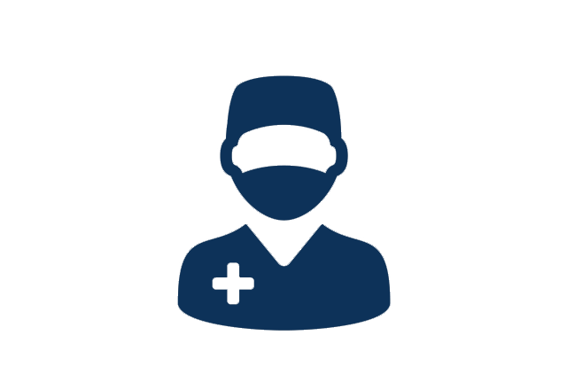 surgeon icon with mask